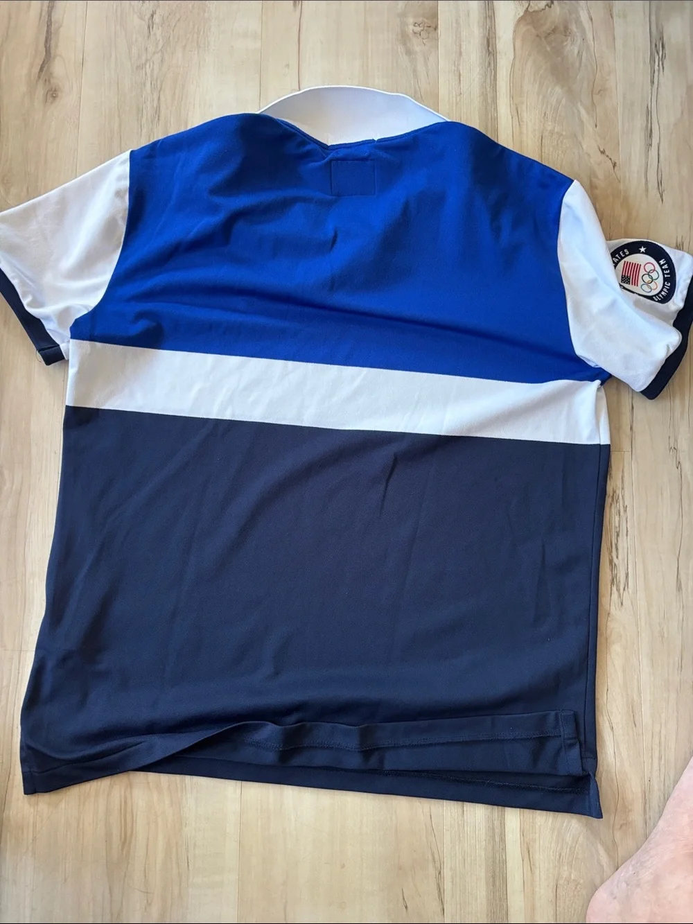Polo by Ralph Lauren Blue White Navy Colorblock Polo Shirt
